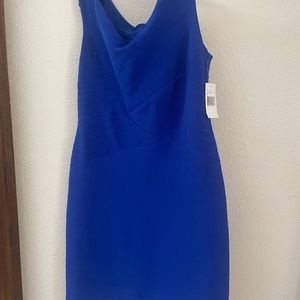Blue cocktail dress